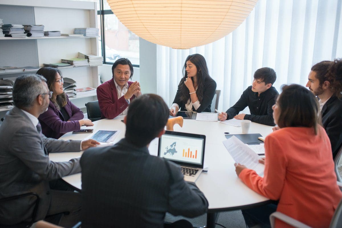 Group of people in the business Meeting